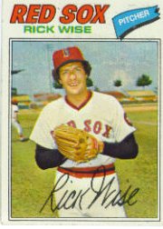 1977 Topps Baseball Cards      455     Rick Wise